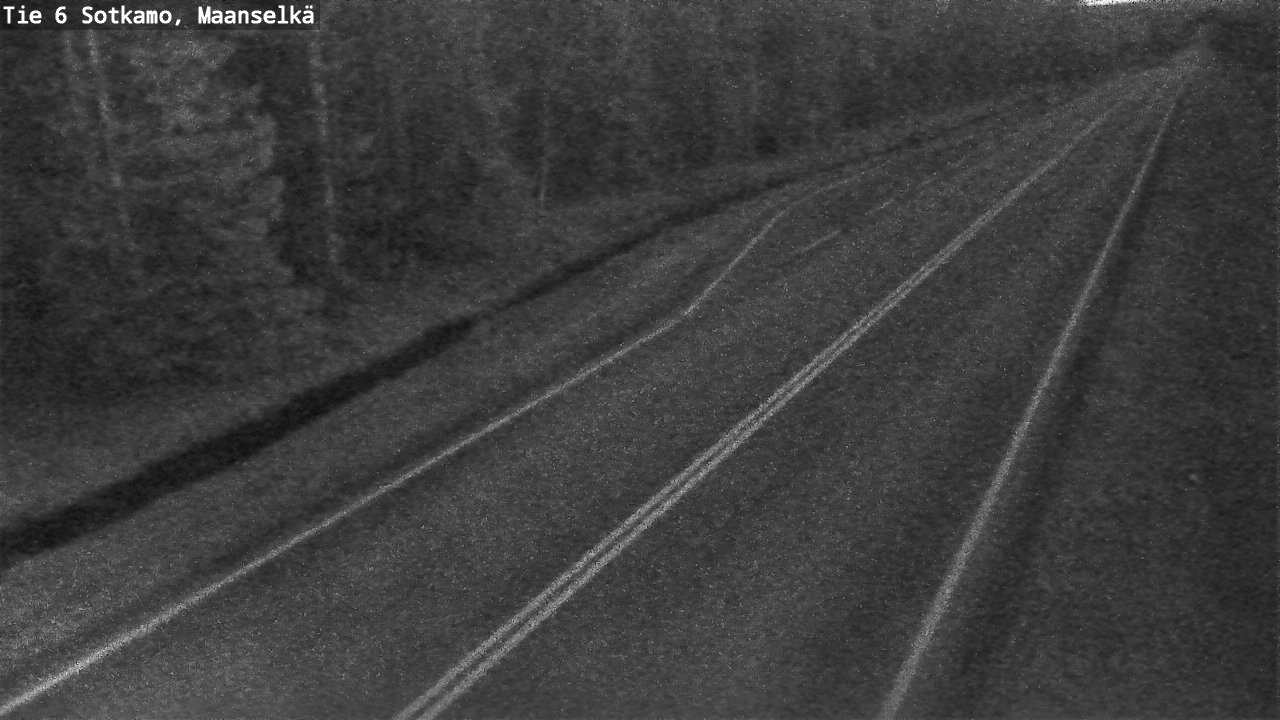 Weather Camera Image Väg 6 Sotkamo, Maanselkä, Sotkamo, Kainuu