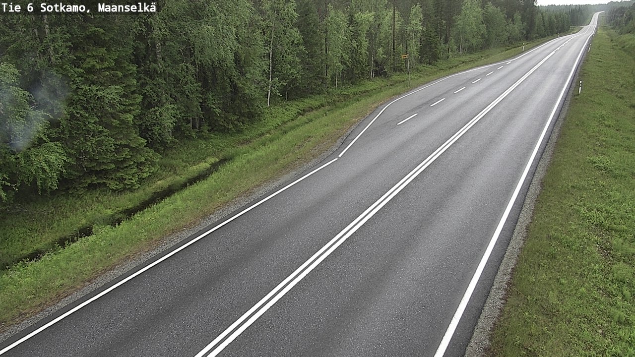 Weather Camera Image Road 6 Sotkamo, Maanselkä, Sotkamo, Kainuu