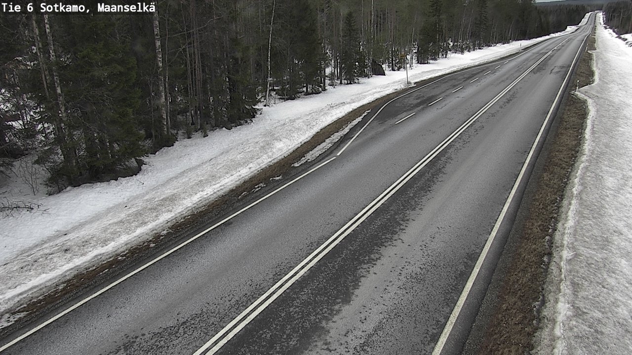 Weather Camera Image Road 6 Sotkamo, Maanselkä, Sotkamo, Kainuu