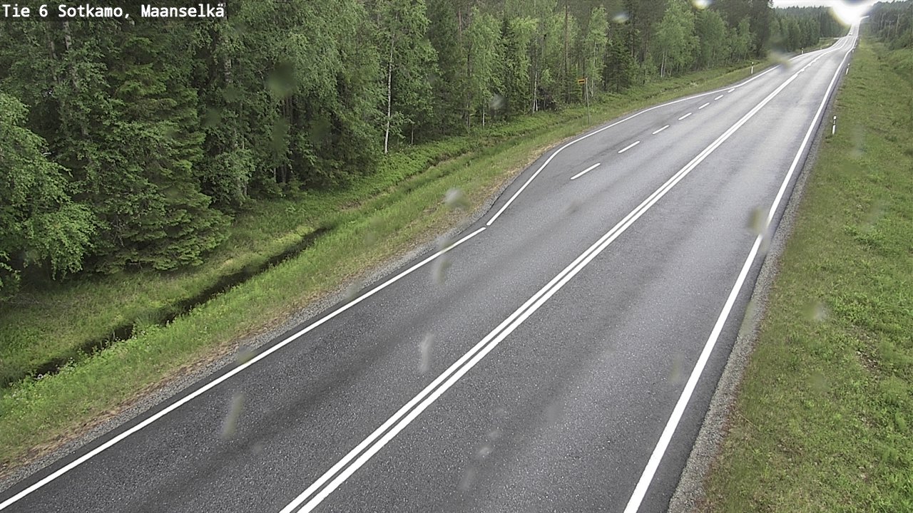 Kelikamerat Kuva Tie 6 Sotkamo, Maanselkä, Sotkamo, Kainuu