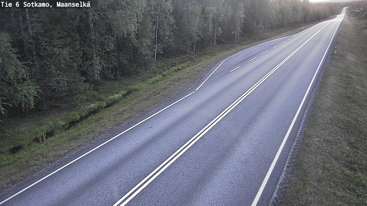 Kelikamerat Kuva Tie 6 Sotkamo, Maanselkä, Sotkamo, Kainuu