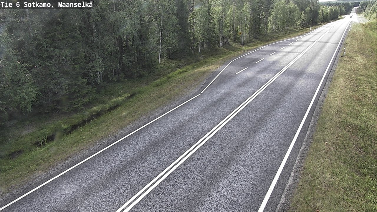 Kelikamerat Kuva Tie 6 Sotkamo, Maanselkä, Sotkamo, Kainuu