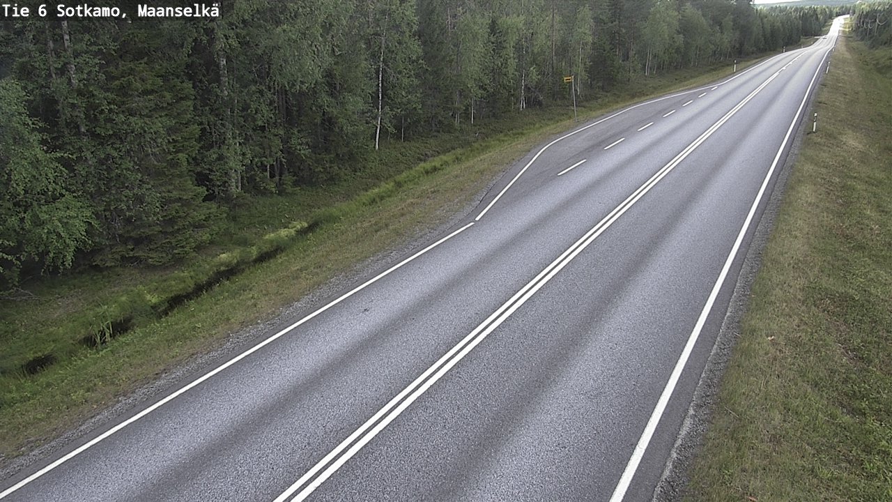 Kelikamerat Kuva Tie 6 Sotkamo, Maanselkä, Sotkamo, Kainuu
