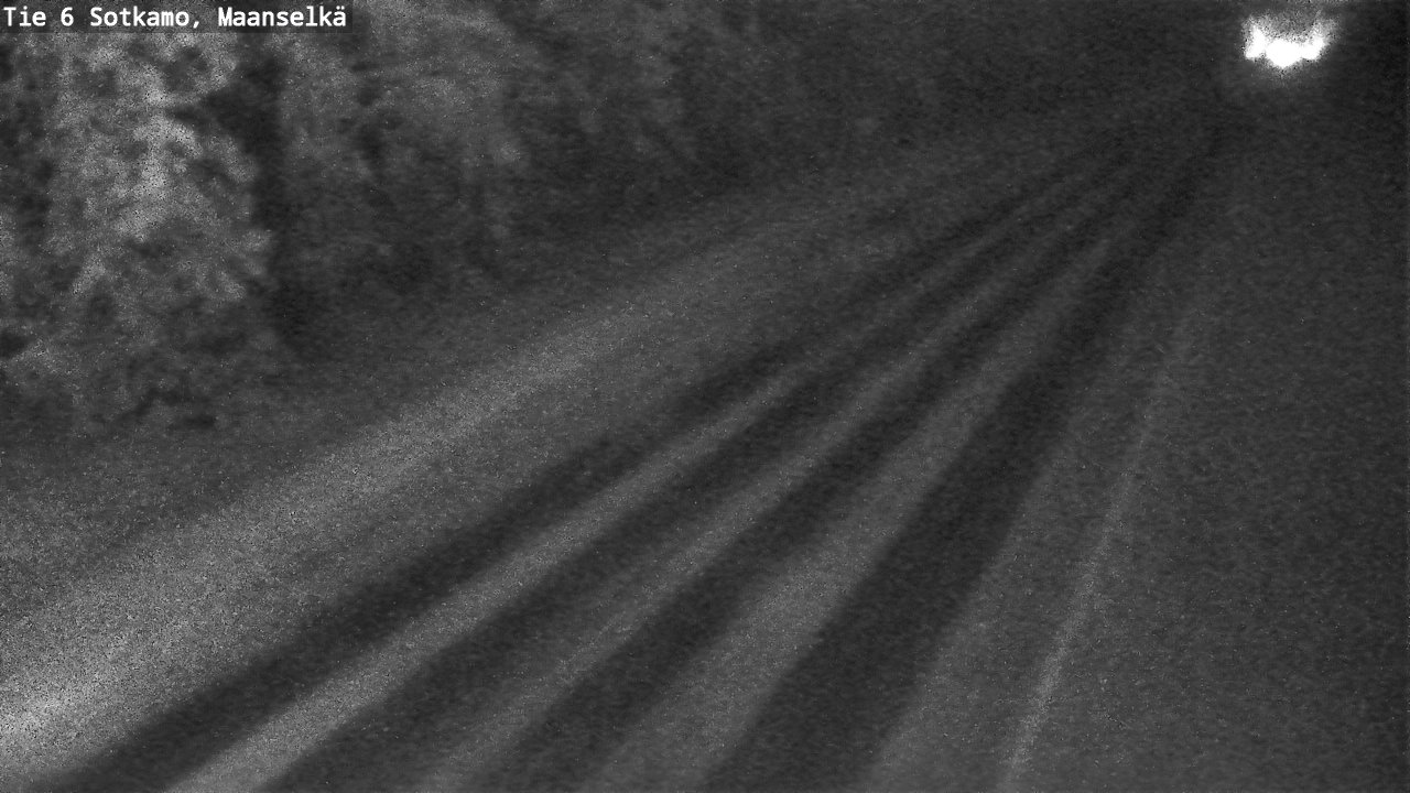 Weather Camera Image Väg 6 Sotkamo, Maanselkä, Sotkamo, Kainuu