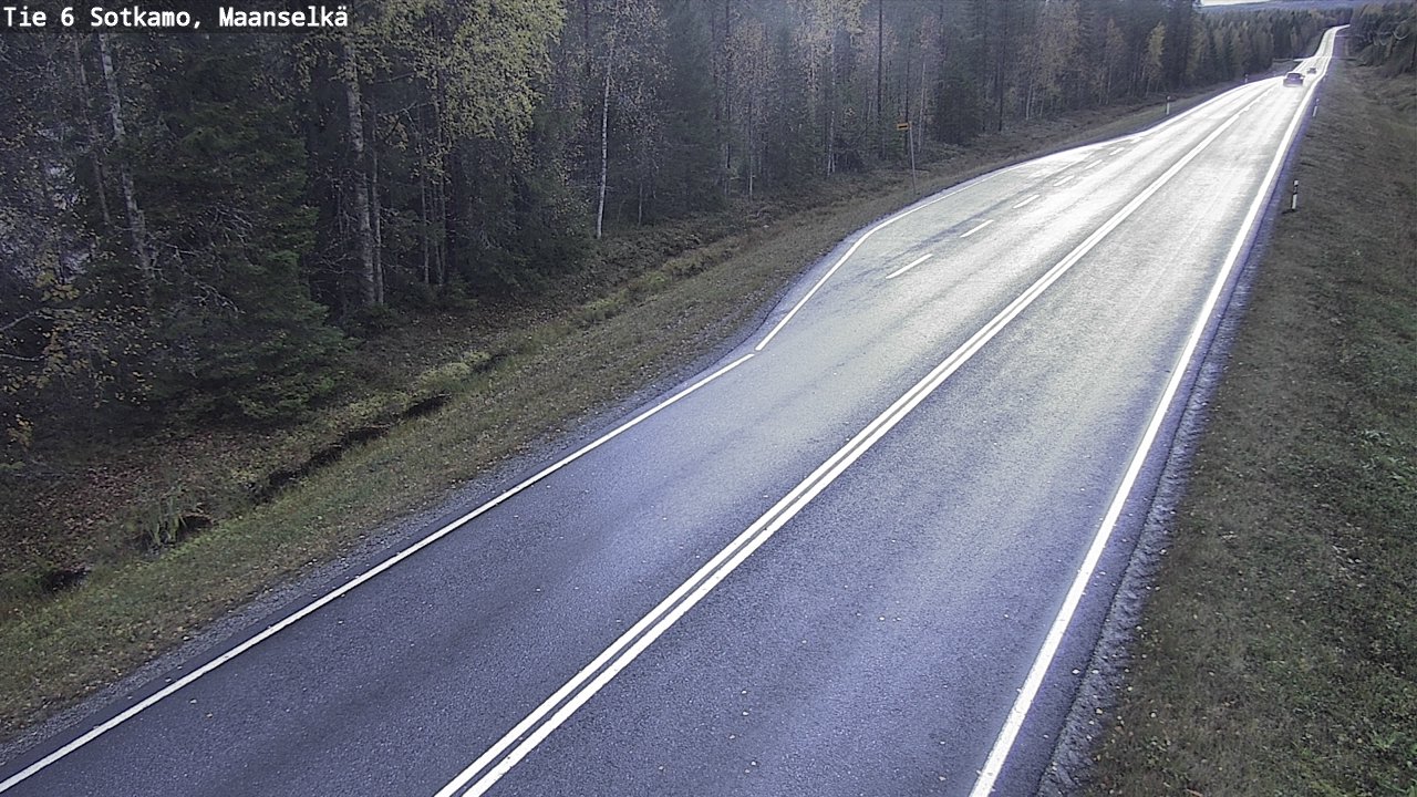 Weather Camera Image Road 6 Sotkamo, Maanselkä, Sotkamo, Kainuu