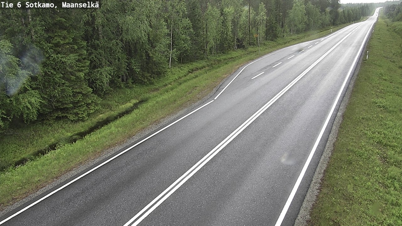 Weather Camera Image Road 6 Sotkamo, Maanselkä, Sotkamo, Kainuu