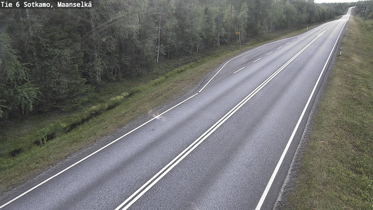 Kelikamerat Kuva Tie 6 Sotkamo, Maanselkä, Sotkamo, Kainuu