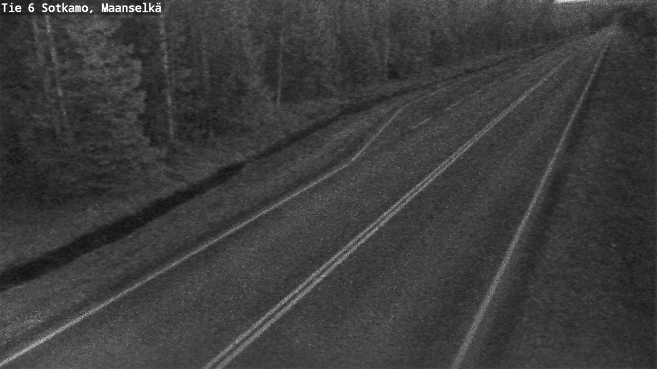 Weather Camera Image Väg 6 Sotkamo, Maanselkä, Sotkamo, Kainuu