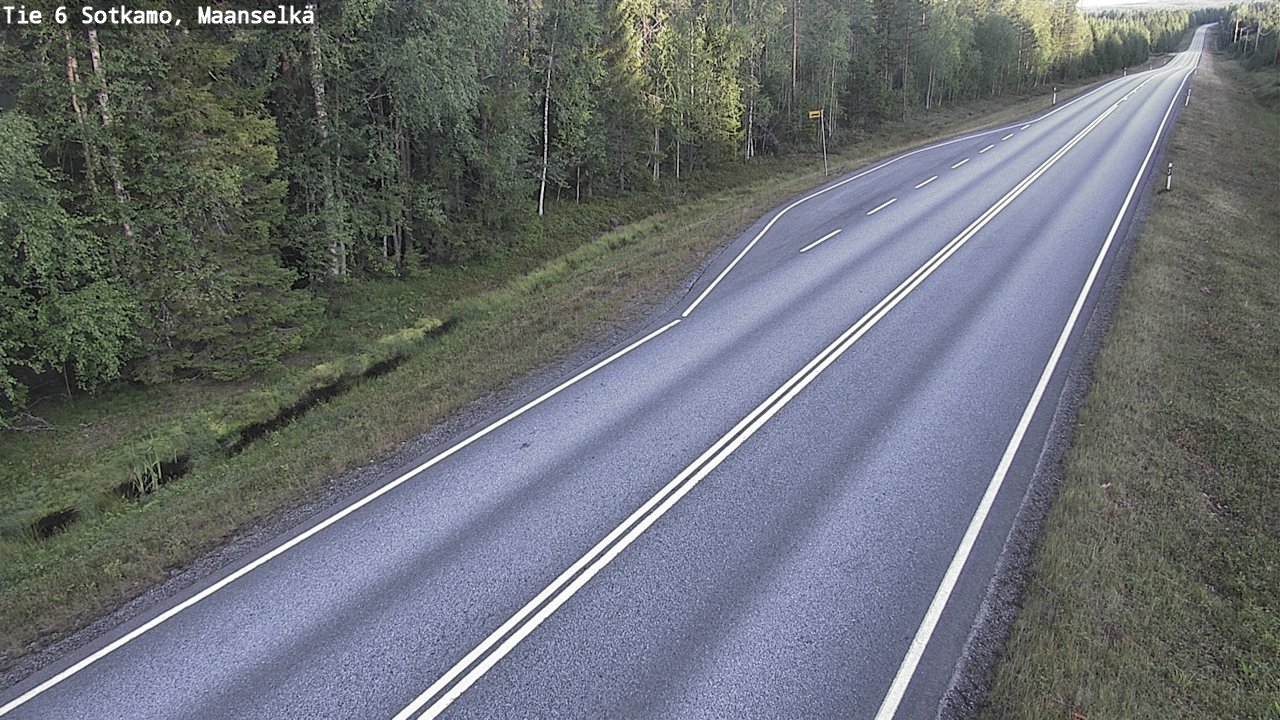 Weather Camera Image Road 6 Sotkamo, Maanselkä, Sotkamo, Kainuu