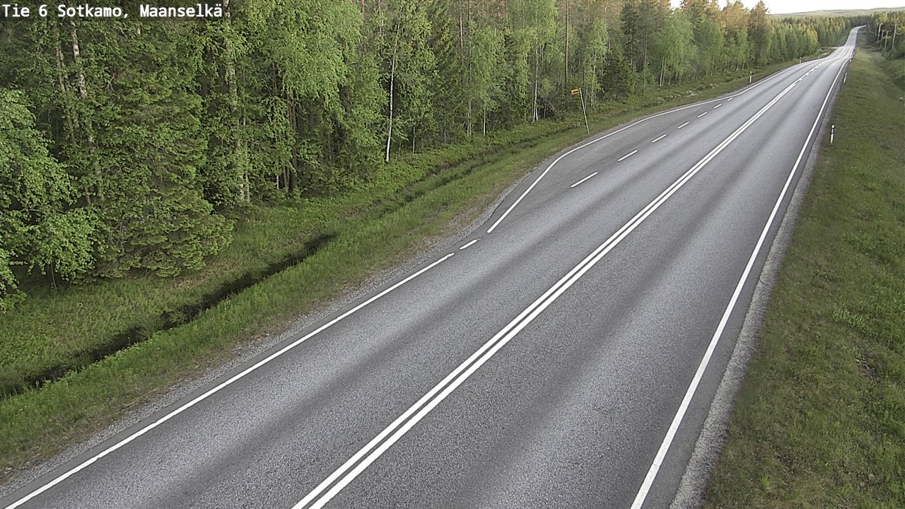 Kelikamerat Kuva Tie 6 Sotkamo, Maanselkä, Sotkamo, Kainuu