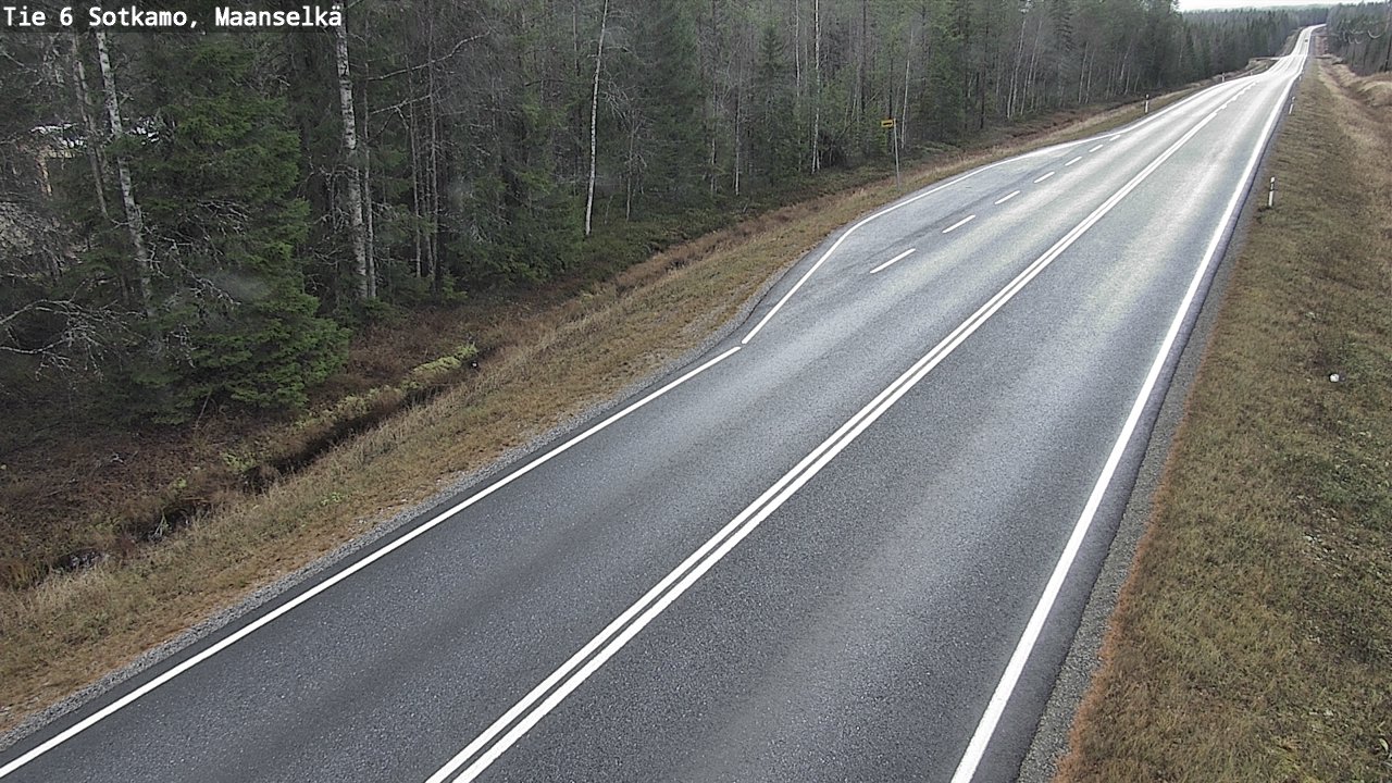 Kelikamerat Kuva Tie 6 Sotkamo, Maanselkä, Sotkamo, Kainuu