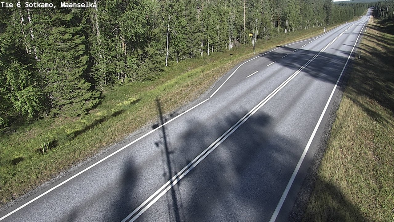 Kelikamerat Kuva Tie 6 Sotkamo, Maanselkä, Sotkamo, Kainuu