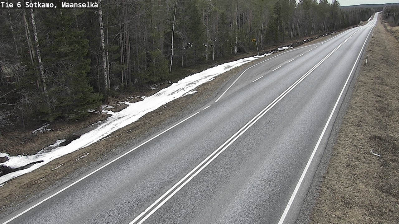 Kelikamerat Kuva Tie 6 Sotkamo, Maanselkä, Sotkamo, Kainuu