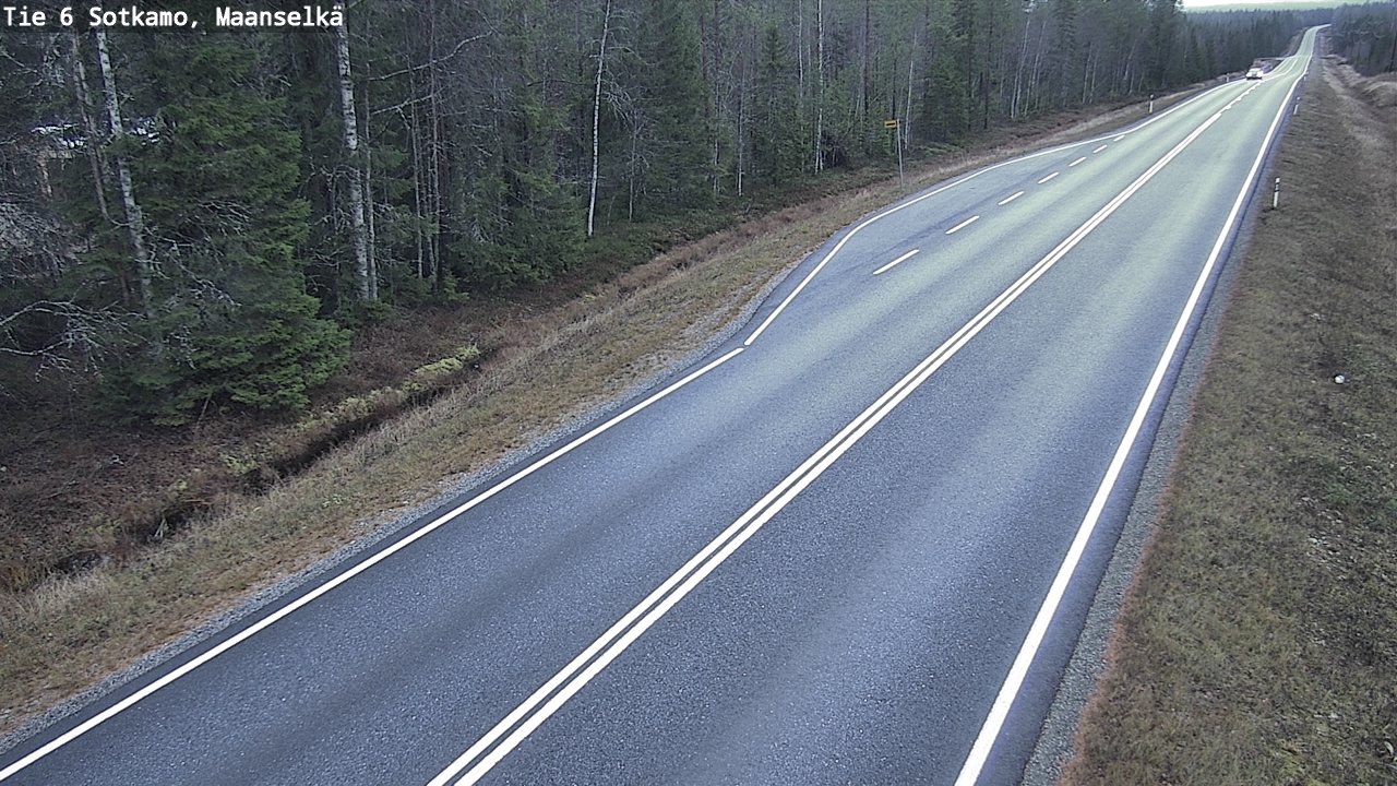 Kelikamerat Kuva Tie 6 Sotkamo, Maanselkä, Sotkamo, Kainuu