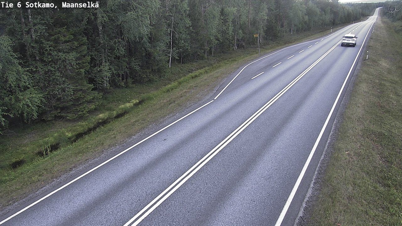 Kelikamerat Kuva Tie 6 Sotkamo, Maanselkä, Sotkamo, Kainuu