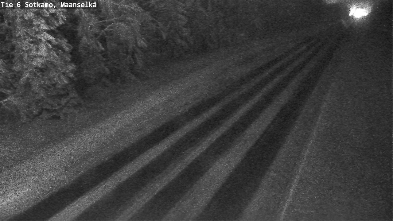 Weather Camera Image Väg 6 Sotkamo, Maanselkä, Sotkamo, Kainuu