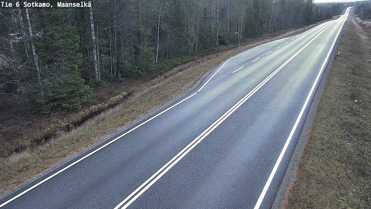 Kelikamerat Kuva Tie 6 Sotkamo, Maanselkä, Sotkamo, Kainuu