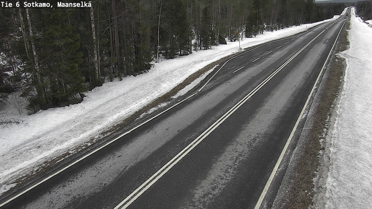 Kelikamerat Kuva Tie 6 Sotkamo, Maanselkä, Sotkamo, Kainuu