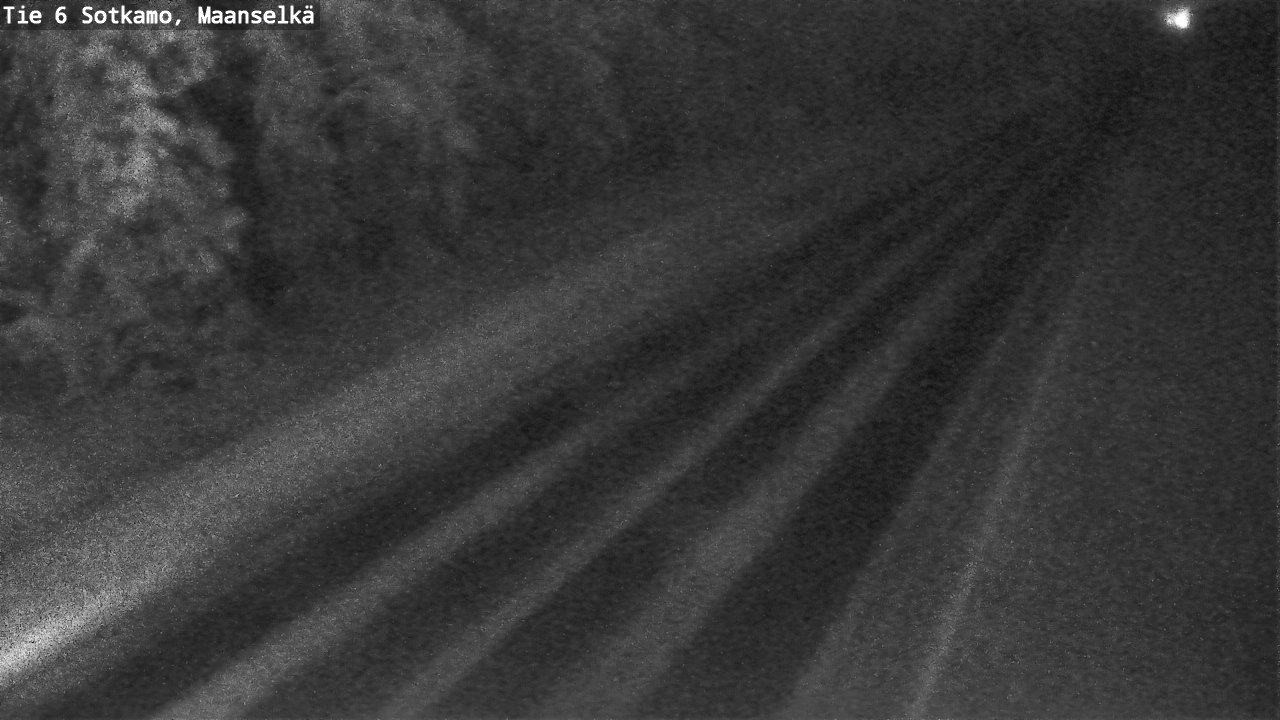 Weather Camera Image Väg 6 Sotkamo, Maanselkä, Sotkamo, Kainuu
