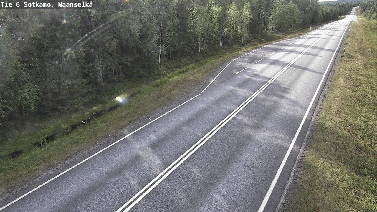Kelikamerat Kuva Tie 6 Sotkamo, Maanselkä, Sotkamo, Kainuu