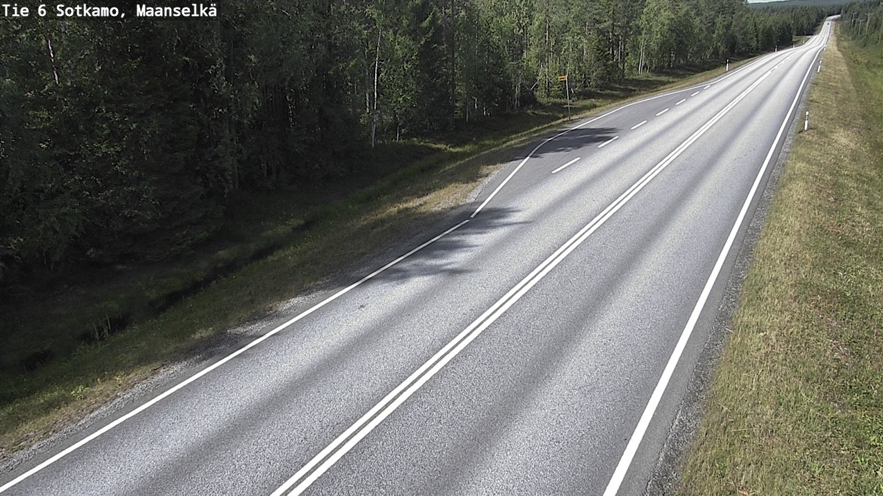 Kelikamerat Kuva Tie 6 Sotkamo, Maanselkä, Sotkamo, Kainuu