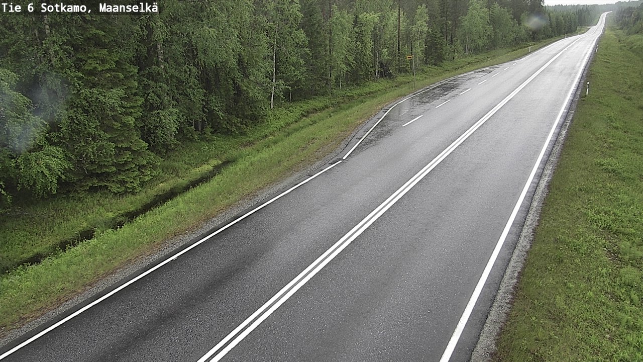 Kelikamerat Kuva Tie 6 Sotkamo, Maanselkä, Sotkamo, Kainuu