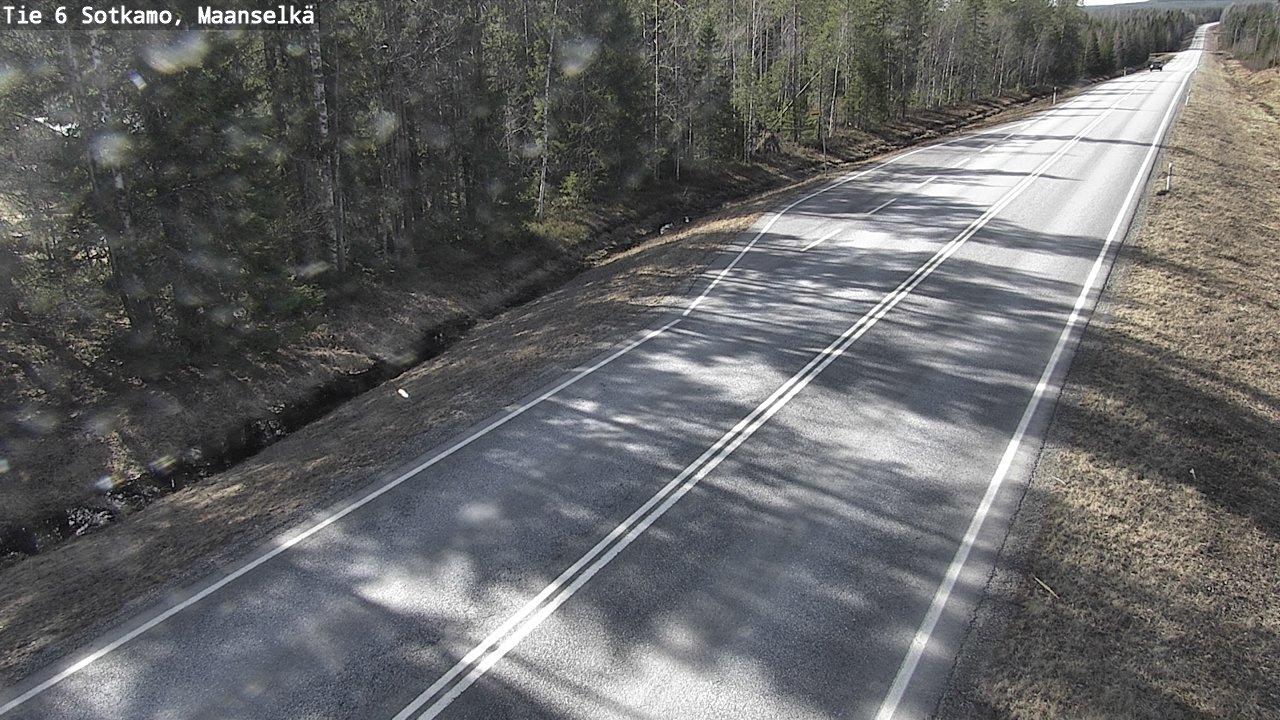 Weather Camera Image Väg 6 Sotkamo, Maanselkä, Sotkamo, Kainuu