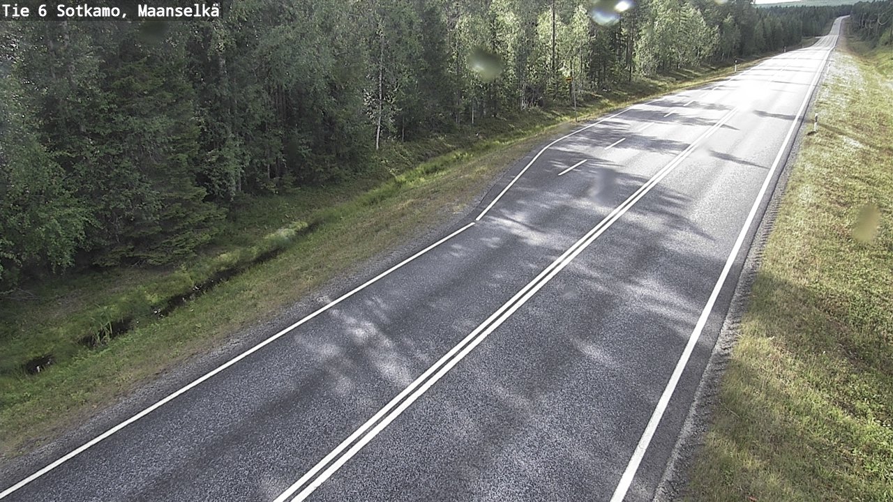 Kelikamerat Kuva Tie 6 Sotkamo, Maanselkä, Sotkamo, Kainuu