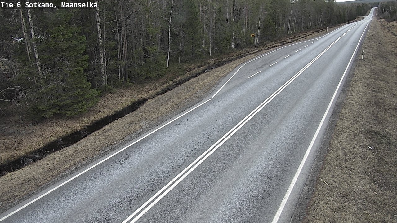 Kelikamerat Kuva Tie 6 Sotkamo, Maanselkä, Sotkamo, Kainuu