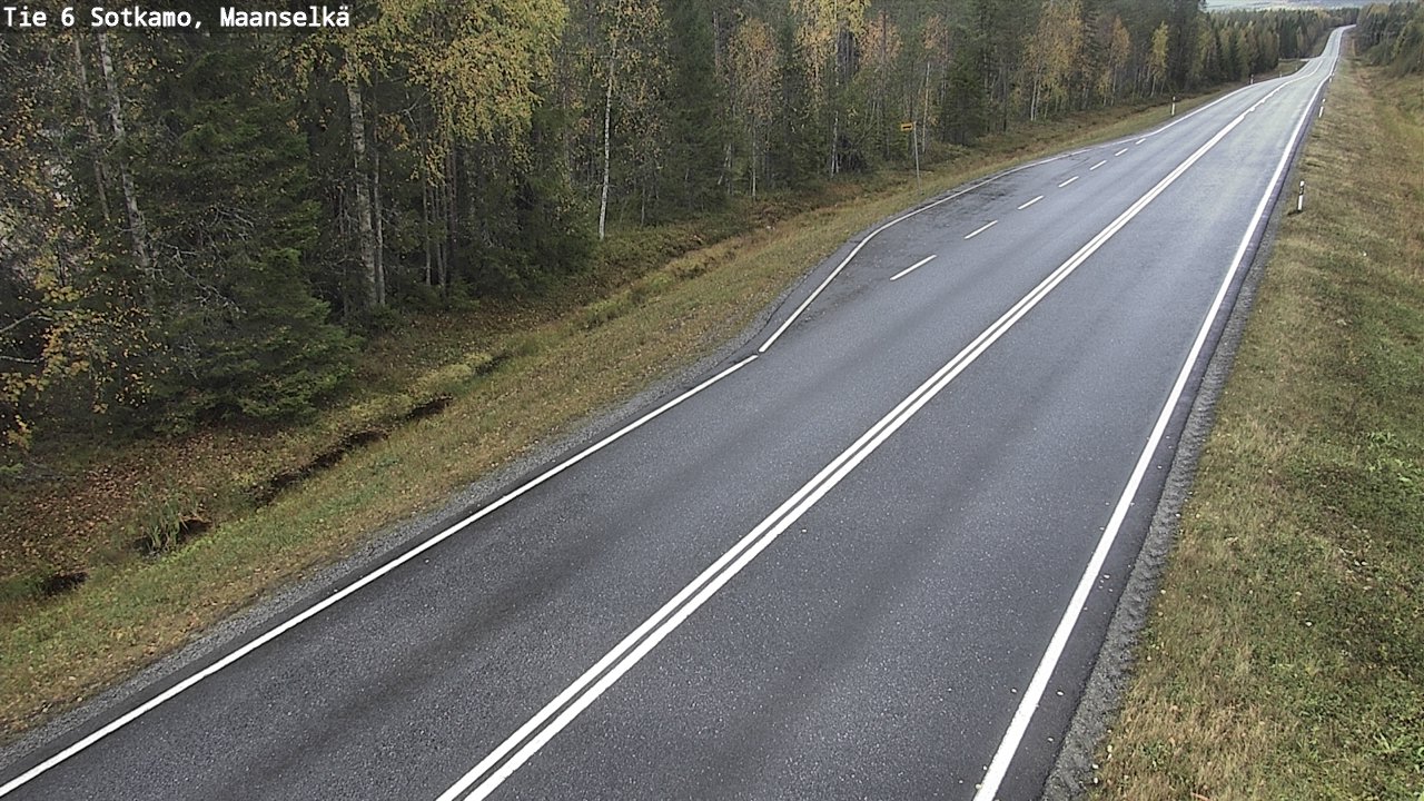Kelikamerat Kuva Tie 6 Sotkamo, Maanselkä, Sotkamo, Kainuu