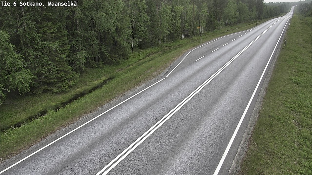 Kelikamerat Kuva Tie 6 Sotkamo, Maanselkä, Sotkamo, Kainuu