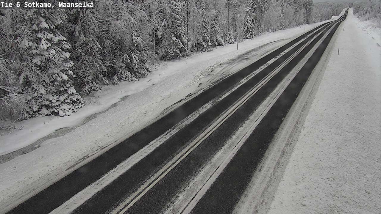 Kelikamerat Kuva Tie 6 Sotkamo, Maanselkä, Sotkamo, Kainuu