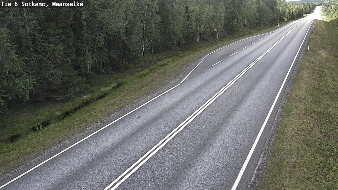 Kelikamerat Kuva Tie 6 Sotkamo, Maanselkä, Sotkamo, Kainuu