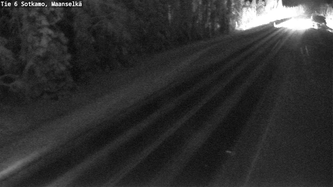 Weather Camera Image Väg 6 Sotkamo, Maanselkä, Sotkamo, Kainuu