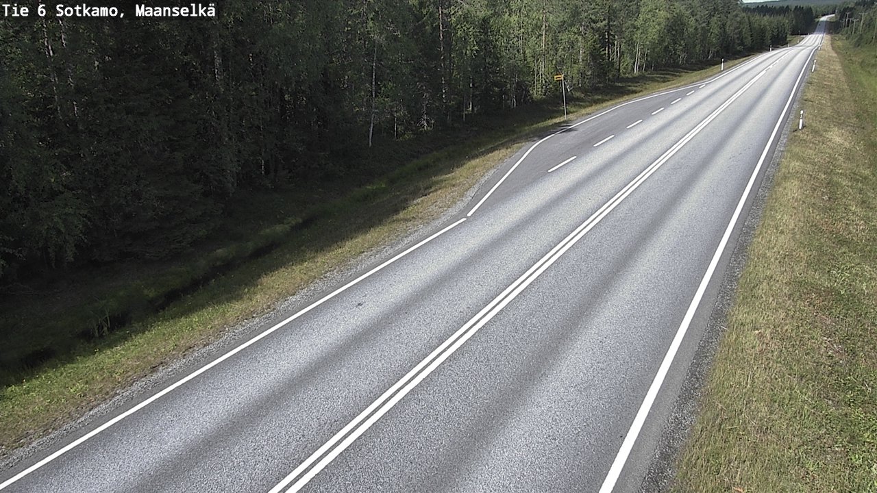 Kelikamerat Kuva Tie 6 Sotkamo, Maanselkä, Sotkamo, Kainuu