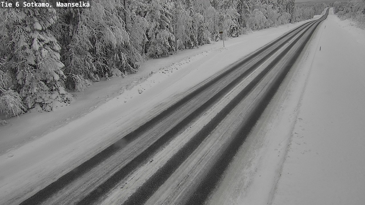Weather Camera Image Road 6 Sotkamo, Maanselkä, Sotkamo, Kainuu