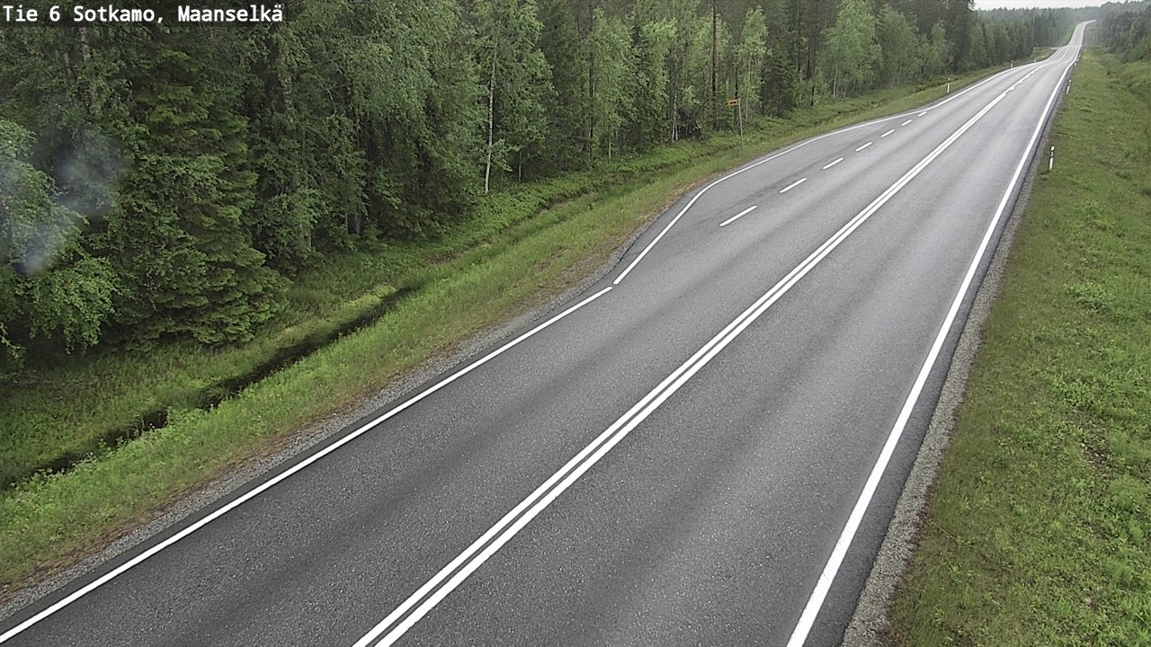 Weather Camera Image Road 6 Sotkamo, Maanselkä, Sotkamo, Kainuu