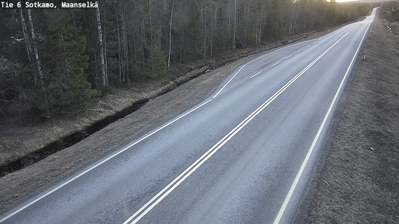 Kelikamerat Kuva Tie 6 Sotkamo, Maanselkä, Sotkamo, Kainuu