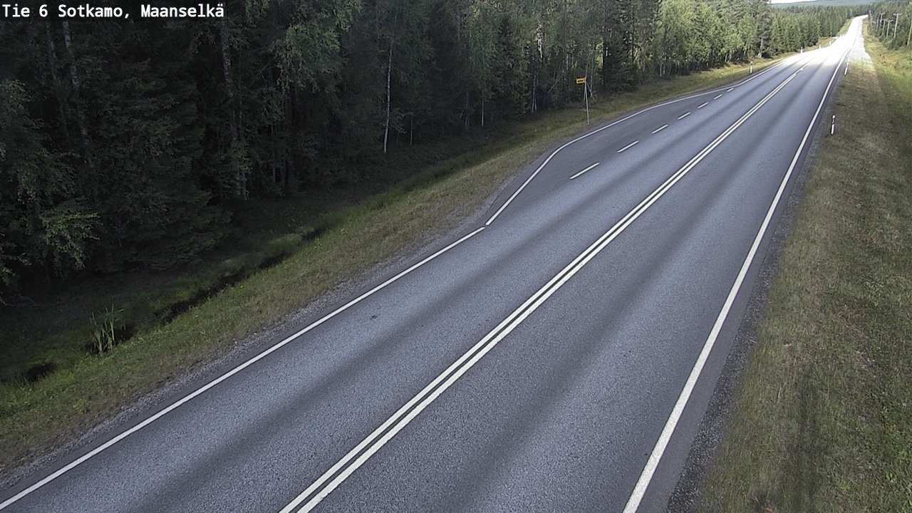 Kelikamerat Kuva Tie 6 Sotkamo, Maanselkä, Sotkamo, Kainuu
