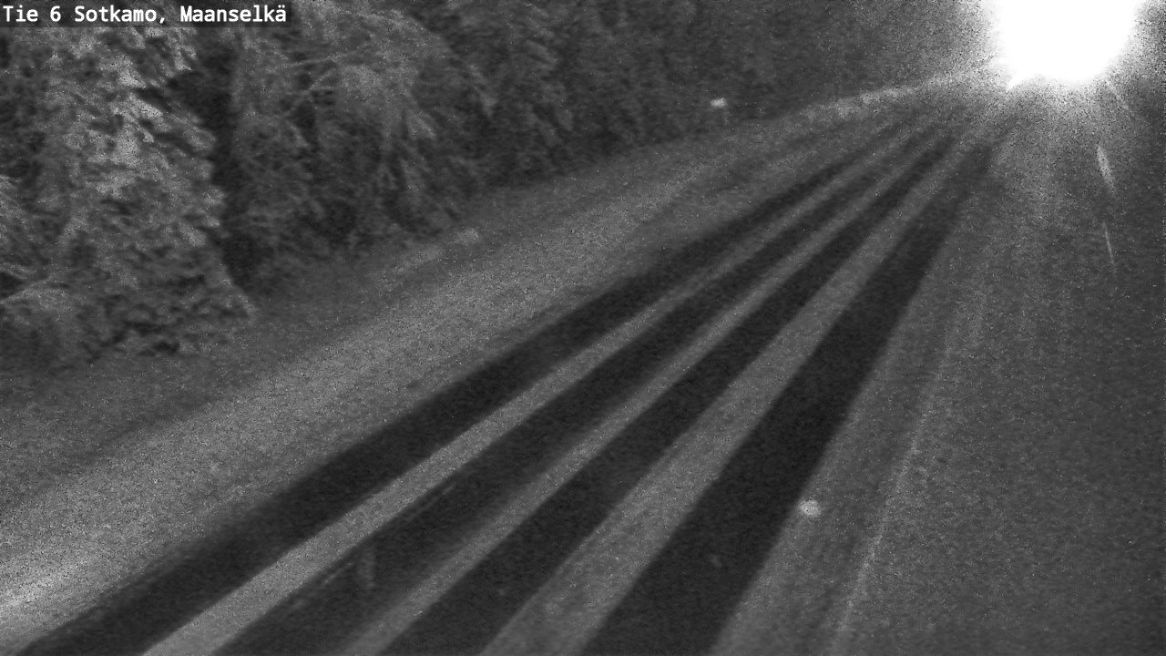 Weather Camera Image Väg 6 Sotkamo, Maanselkä, Sotkamo, Kainuu