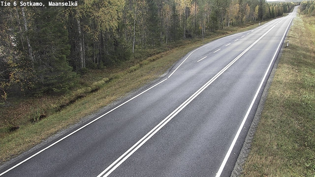 Kelikamerat Kuva Tie 6 Sotkamo, Maanselkä, Sotkamo, Kainuu