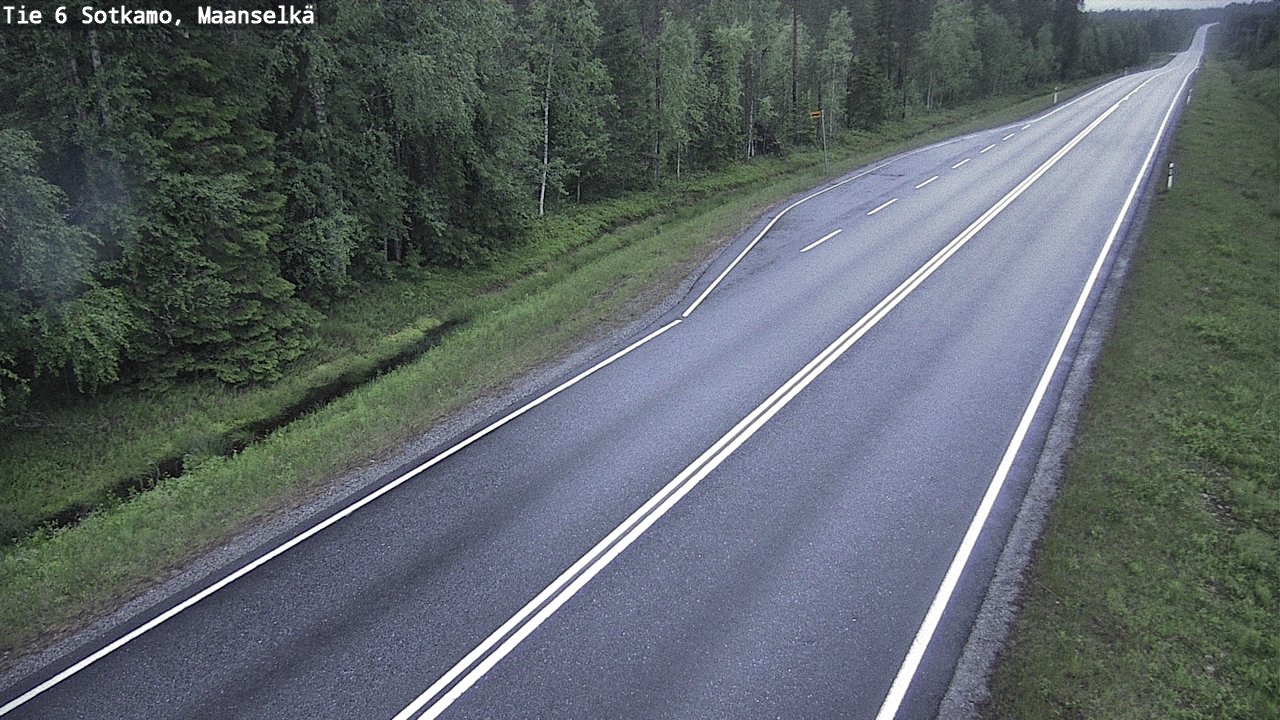 Kelikamerat Kuva Tie 6 Sotkamo, Maanselkä, Sotkamo, Kainuu