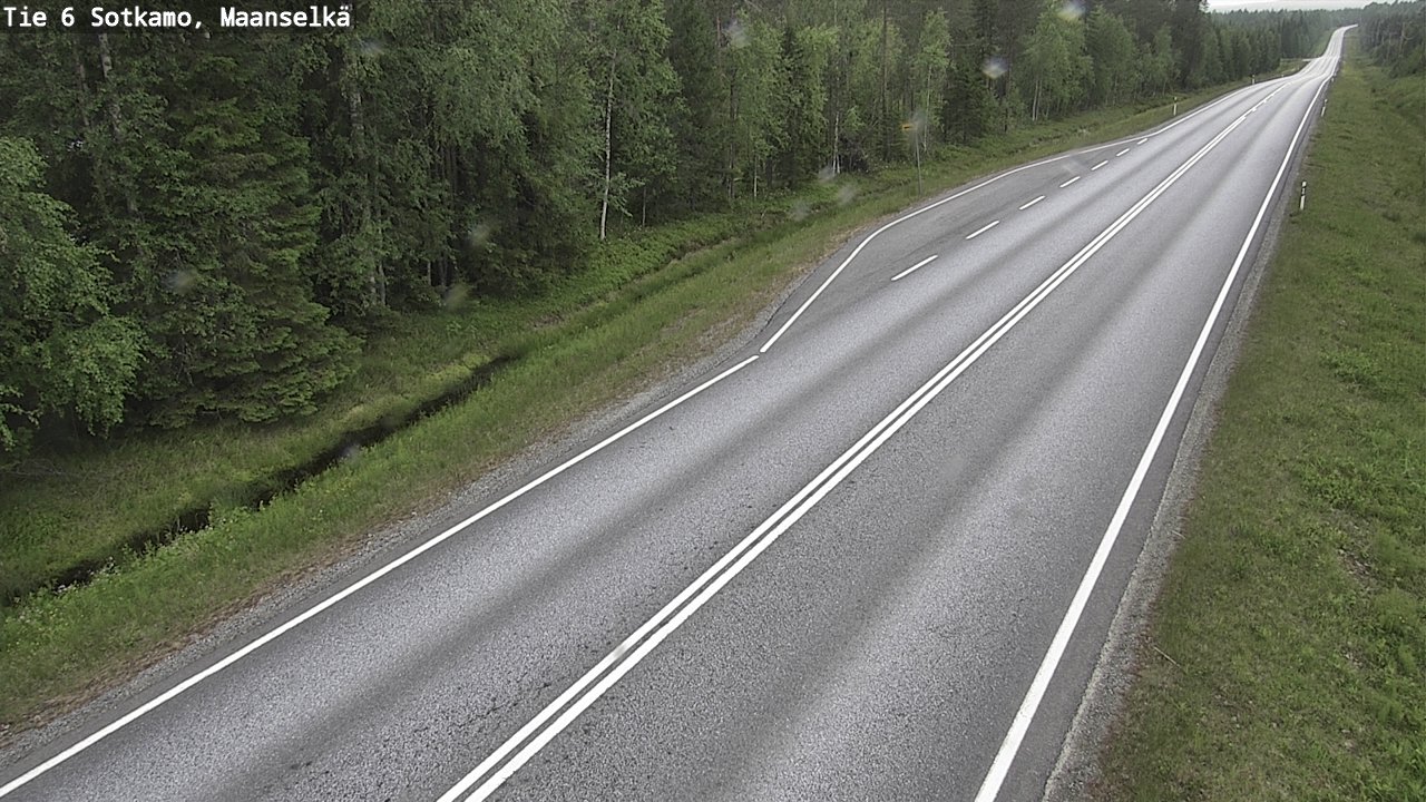 Kelikamerat Kuva Tie 6 Sotkamo, Maanselkä, Sotkamo, Kainuu