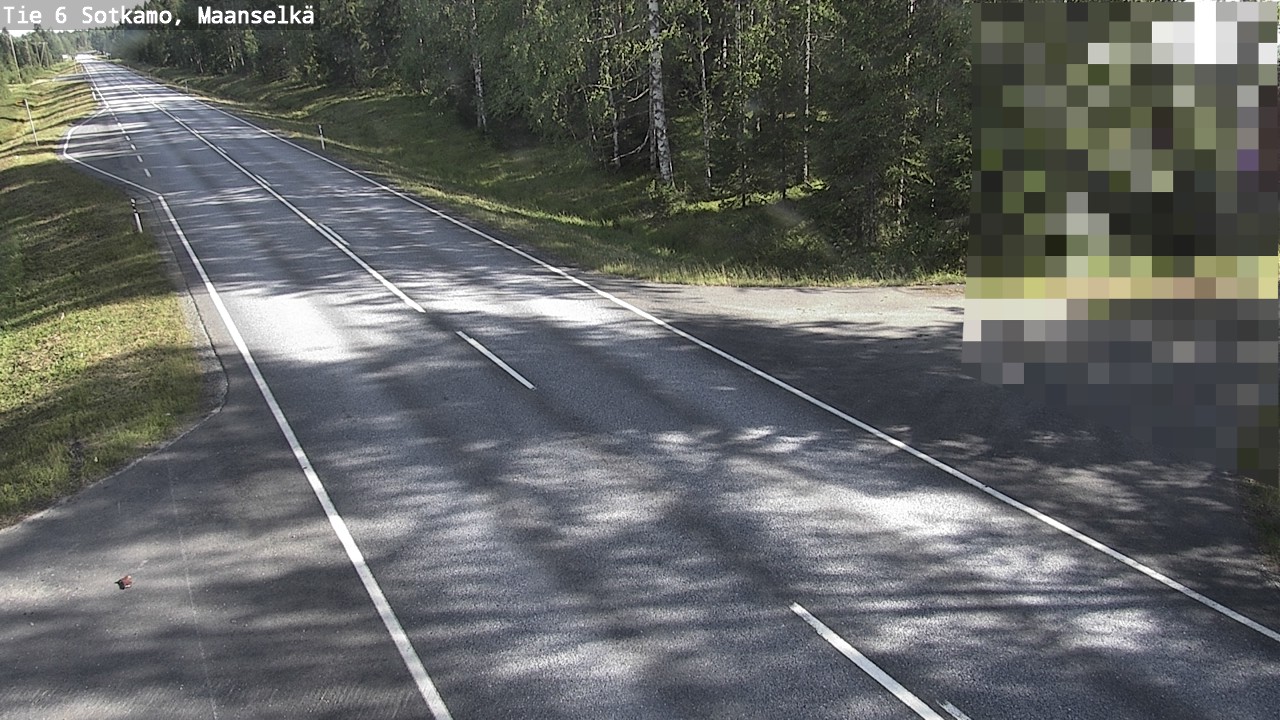 Kelikamerat Kuva Tie 6 Sotkamo, Maanselkä, Sotkamo, Kainuu
