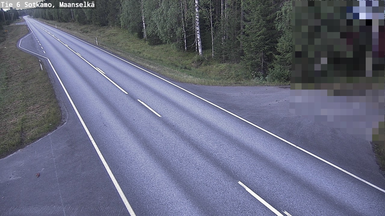 Kelikamerat Kuva Tie 6 Sotkamo, Maanselkä, Sotkamo, Kainuu