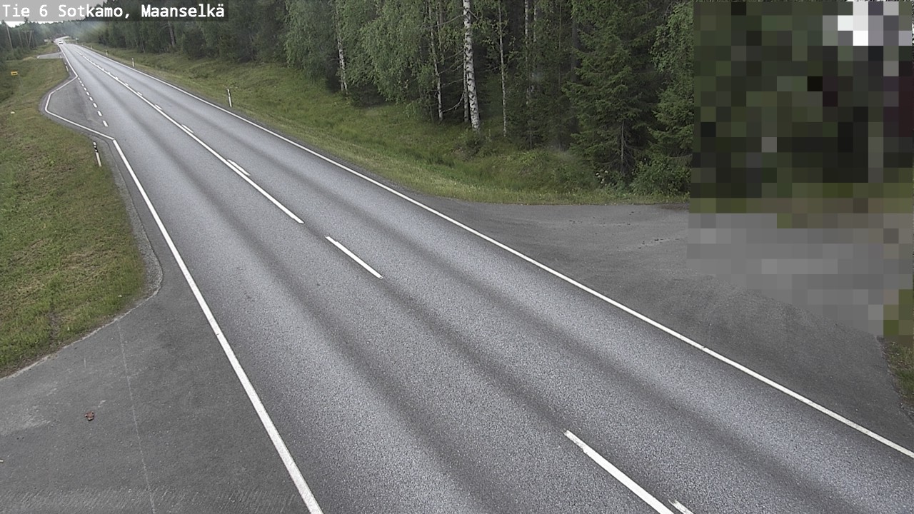 Kelikamerat Kuva Tie 6 Sotkamo, Maanselkä, Sotkamo, Kainuu