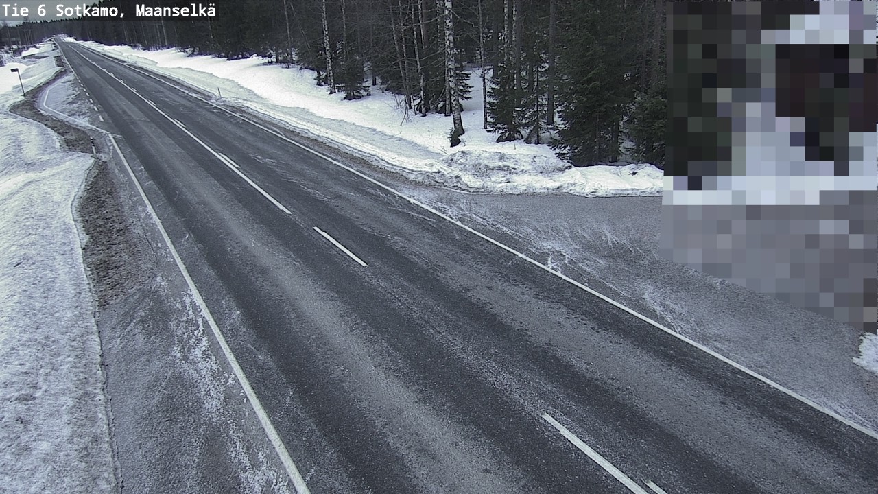 Kelikamerat Kuva Tie 6 Sotkamo, Maanselkä, Sotkamo, Kainuu