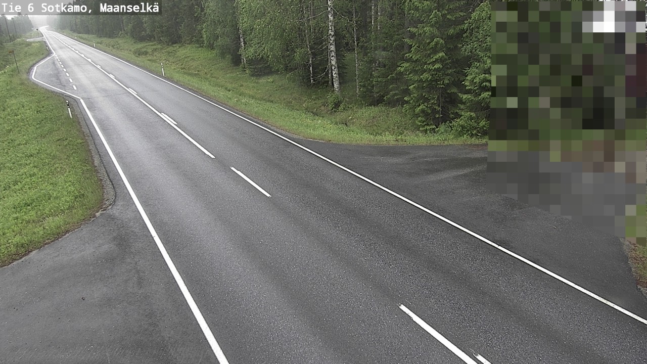 Kelikamerat Kuva Tie 6 Sotkamo, Maanselkä, Sotkamo, Kainuu