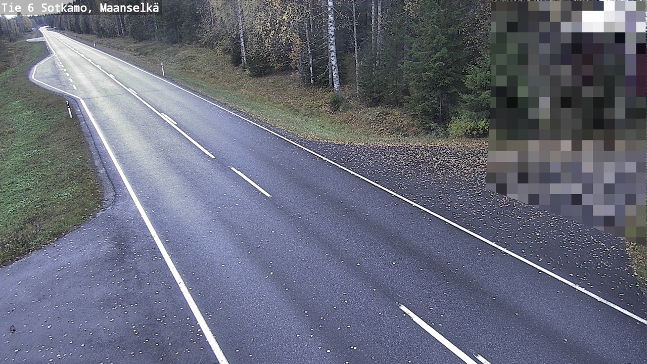 Weather Camera Image Road 6 Sotkamo, Maanselkä, Sotkamo, Kainuu