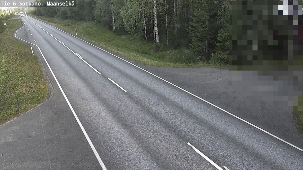 Kelikamerat Kuva Tie 6 Sotkamo, Maanselkä, Sotkamo, Kainuu